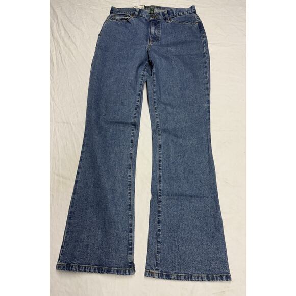 LRL Lauren Jean Co Classic Boot cut Jeans Women’s Size  6 Denim Blue - Picture 1 of 11